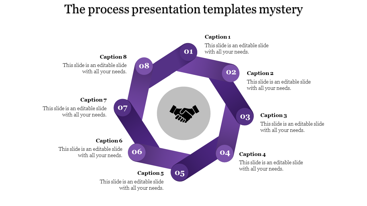 process presentation templates-Purple